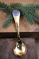 Year's Christmas spoon from Georg Jensen (1972) in gold-plated sterling silver with enamel ...