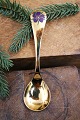 Year's Christmas spoon from Georg Jensen (1974) in gold-plated sterling silver with enamel ...