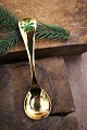 Year's Christmas spoon from Georg Jensen (1975) in gold-plated sterling silver with enamel ...
