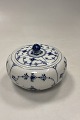 Royal Copenhagen Blue Fluted Plain Lidded Bowl No. 2018 Measures 14cm x 9,5cm / 5.52 inch x ...