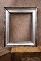 French 19th century silver frame with fine old patina. Outer dimensions: 29x35cm. inner ...