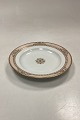 Royal Copenhagen Pattern 594 Lunch Plate No. 9052Wear on gold paint may occurDiameter 20 cm ...