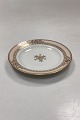 Royal Copenhagen Pattern 594 Cake Plate No. 9055Wear on gold paint may occurDiameter 15,5 cm ...