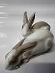 Bing and Grondahl, Figurine Rabbit pair Rare figurine.Decoration number 1830.2nd ...
