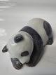 Royal Copenhagen figurine, Sleeping Panda.Decoration number 665.2nd grade.Length 11 ...