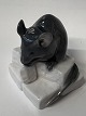 Royal Copenhagen figurine, Mouse on Sugar Loaf.Designed by Erik Nielsen.Decoration ...
