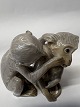 Bing & Grondahl figurine, pair of monkeys.Decoration number 1524.2nd grade.Height ...