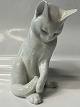 Royal Copenhagen Figurine, White Cat.Decoration number 340.2nd grade.Height 18 ...