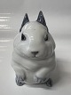 Royal Copenhagen figurine, White Rabbit .Decoration number 250.Design Jeanne ...