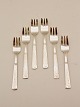 Set of 6 Champagne 830 silver cake forks item no. 649109