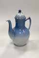 Bing and Grøndahl Blue Tone with Gold Coffeepot with Lid No. 91a/301Measure 25 cm / 9.84 inch