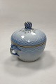 Bing and Grøndahl Blue Tone with Gold Sugarbowl with lid No. 94a/593Measure 10,5 cm / 4.13 inch