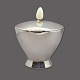 A. F. Rasmussen; Small jar in sterling silver with lid, with a knob in bone. Design no. 106. In ...