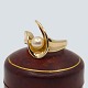 Henning Glahn; Ring in 14k gold set with a pearl