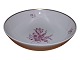 Royal Copenhagen Bregentved, round bowl.The Bregentved pattern is decorated with pink ...