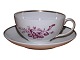 Royal Copenhagen Bregentved, teacup with matching saucer.The Bregentved pattern is decorated ...