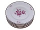 Royal Copenhagen Bregentved, side plate.The Bregentved pattern is decorated with pink ...