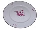 Royal Copenhagen Bregentved, round platter.The Bregentved pattern is decorated with pink ...