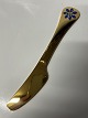 Knife of the Year 1986 Georg Jensen, Blue Anemone.Gold-plated sterling silver.Length ...