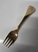 Year fork 1988 Georg Jensen, Trävlekrone.Gold-plated sterling silver.Length 14.8 ...