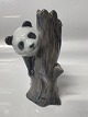 Royal Copenhagen figurine, Panda on a tree stump.Decoration number 664.1st ...