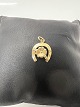 Horseshoe with a Four-leaf Clover for Charms / Pendants 14 carat Gold.Stamped Gifa ...