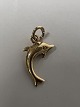 Dolphin for Charms / Pendant 14 carat Gold.Stamped 585.Height with eyelet 2.1 ...