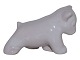Hjorth Art Pottery miniature figurineWalking bear cub