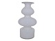 Holmegaard, white Carnaby vase.Designed by Per Lütken in 1968.Height 22.2 cm.Perfect ...