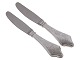 Antik Rokoko silver and stainless steel, luncheon knife.The total is length 18.0 cm., and ...