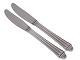 Hans Hansen Arvesolv number 6, dinner knife.Silver and stainless steel.Total length 22.3 ...