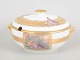 Royal Copenhagen, large classicist lidded tureen.Large decorative porcelain tureen with lid, ...