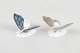 Karl Ens for Volkstedt, pair of Art Deco butterfly figurines.Elegant pair of porcelain ...