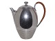 Just Andersen pewterCoffee pot with bast handle