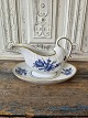 Royal Copenhagen Blue Flower with gold rim sauce bowl on attached underplate Factory ...
