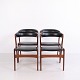 Set of four Danish Model 68 dining chairs produced by Anderstrup Møbelfabrik during the 1960s. ...