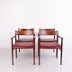 Set of four Model 418 B armchairs designed by Arne Vodder and produced by Sibast in Denmark ...