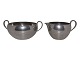 Just Andersen pewterCreamer and sugar bowl