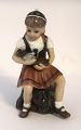 Dahl Jensen. Little girl with a teddy bear. Model #1295. ...
