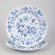 Meissen, Pair of Deep Dinner Plates in Blue Onion Pattern.Elegant pair of deep dinner plates ...