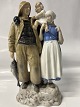 Bing & Grondahl Figurine, Fisherman family.Dec. Nr. 2025.