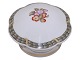 Bing & Grondahl, Art Nouveau bonbonniere with wild roses and flower garlands with gold ...