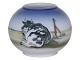 Royal CopenhagenSmall unique vase with black and ...