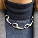 Bent Knudsen; Necklace in sterling silver, no. 46