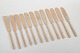 Sigvard Bernadotte for Scanline, set of twelve bronze butter knives.Set of twelve elegant ...