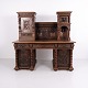 Large antique writing desk in the Renaissance Revival style, dating from the late 19th century. ...