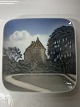 Royal Copenhagen Square Asia (originally ashtray) Nyborg.The factory mark shows that this ...