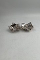 Per Sax Møller Sterling Silver Pair of Candleholders