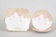 Tuscan, set of three plates and one serving dish.Decorative set in fine English bone china ...