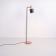 Jo Hammerborg Studio Floor Lamp in Black Metal and Copper Fog & Mørup 1960s